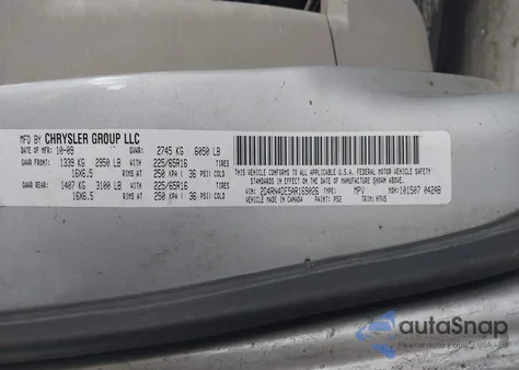 2010 Dodge Grand Caravan Se из США, поврежденный, VIN 2D4RN4DE5AR169026